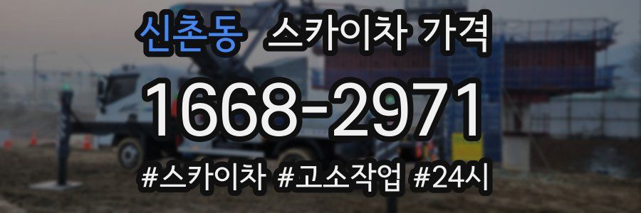 신촌동 스카이차 가격