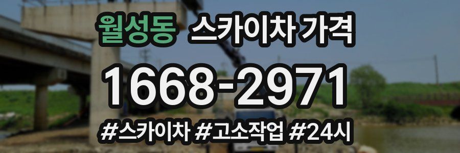 월성동 스카이차 가격