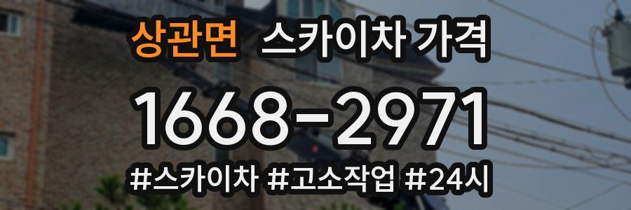 상관면 스카이차 가격