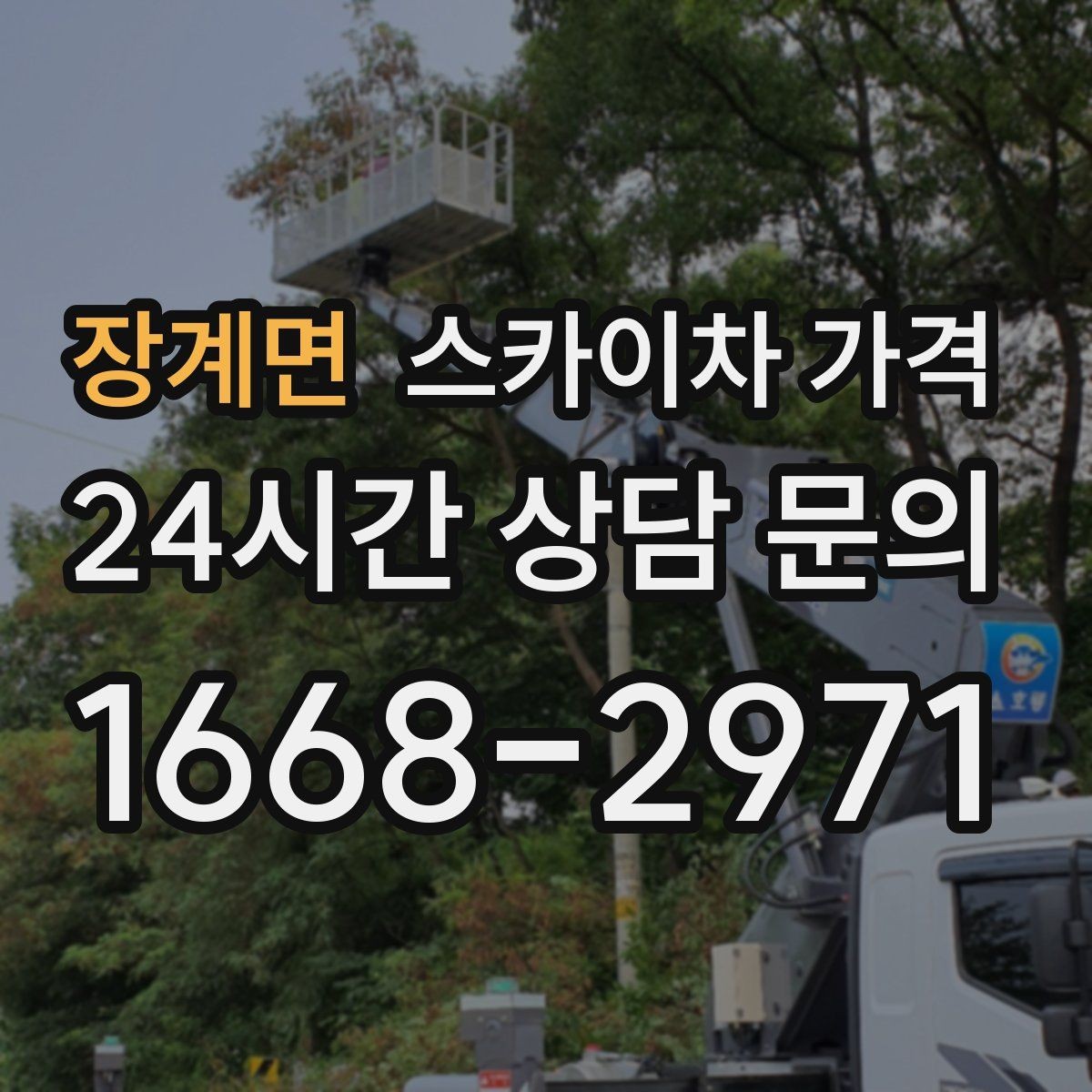 장계면 스카이차 가격 건물 층수만으로는 부족한 이유