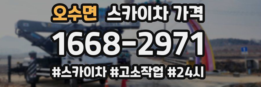 오수면 스카이차 가격