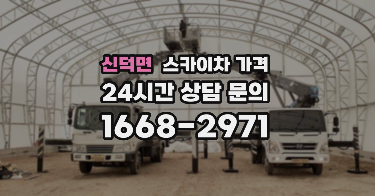 신덕면 스카이차 가격