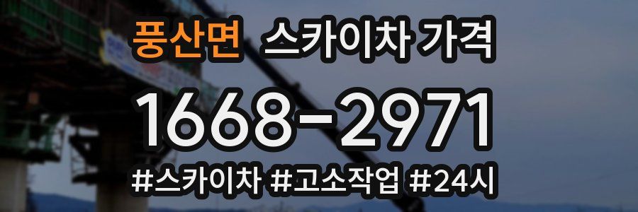 풍산면 스카이차 가격