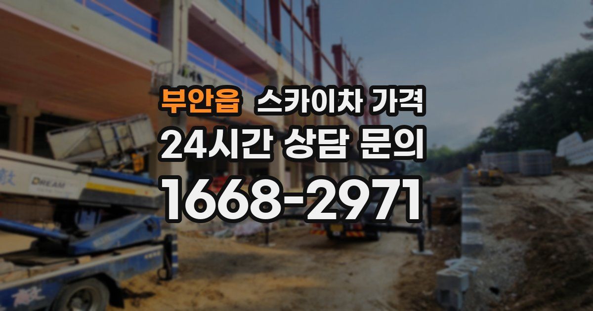 부안읍 스카이차 가격