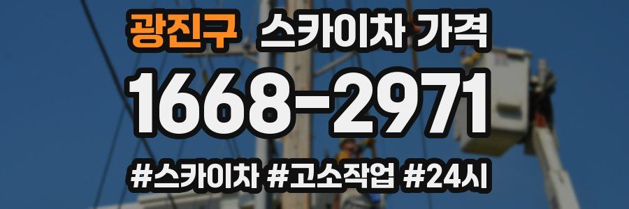 광진구 스카이차 가격