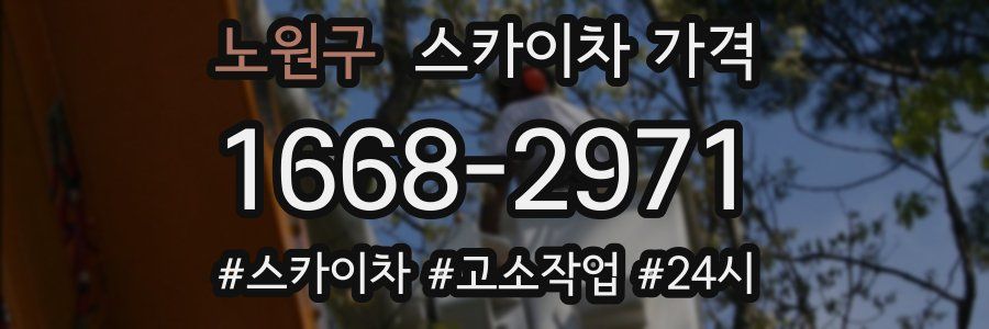 노원구 스카이차 가격