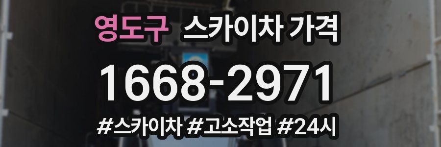 영도구 스카이차 가격