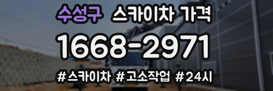 수성구 스카이차 가격