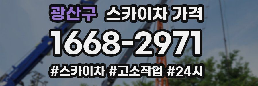 광산구 스카이차 가격