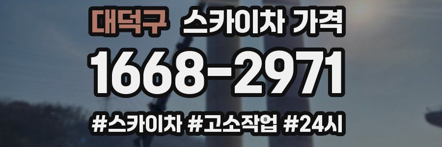 대덕구 스카이차 가격