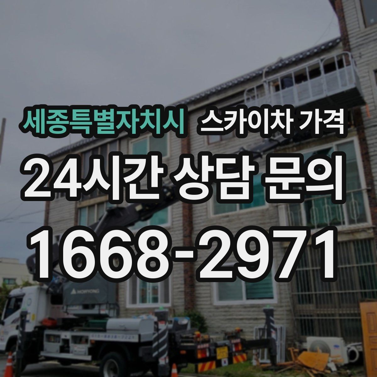 세종특별자치시 스카이차 가격 급하면 당일도 가능할까 현실적인 기준