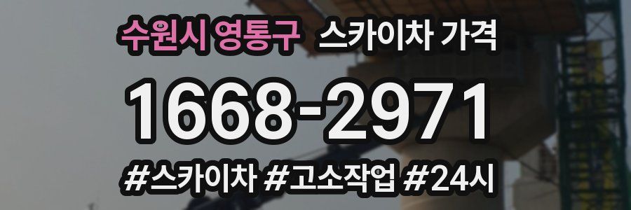 수원시 영통구 스카이차 가격