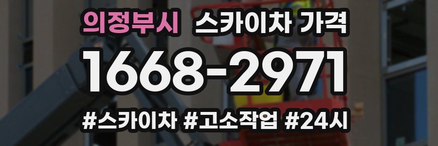 의정부시 스카이차 가격