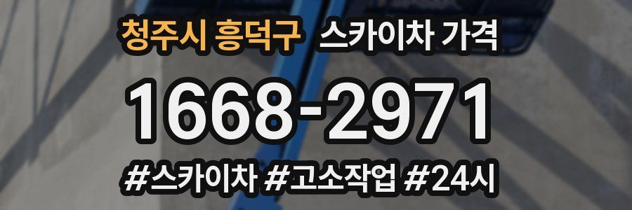 청주시 흥덕구 스카이차 가격