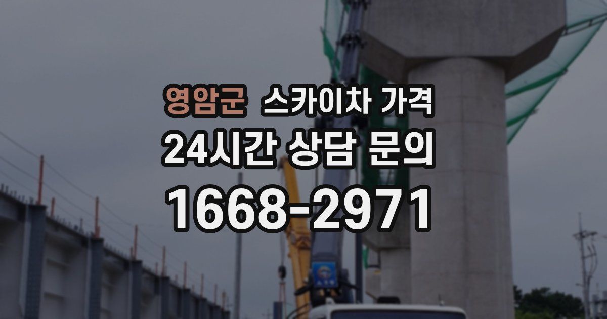 영암군 스카이차 가격