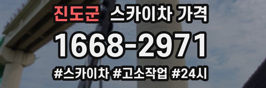 진도군 스카이차 가격