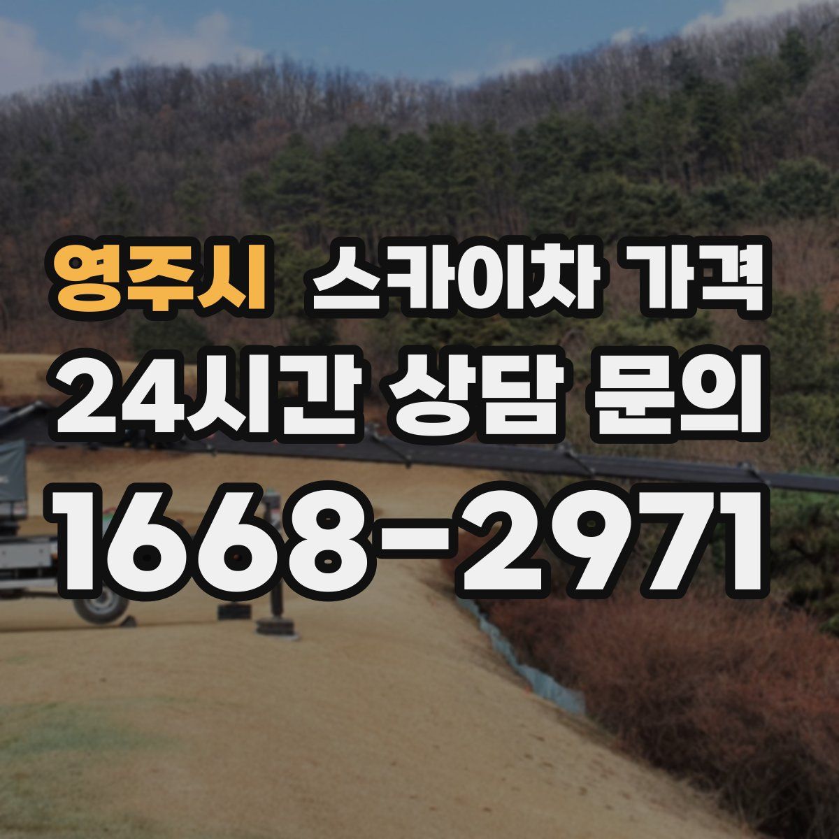 영주시 스카이차 가격