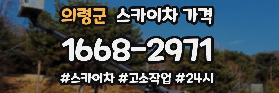 의령군 스카이차 가격