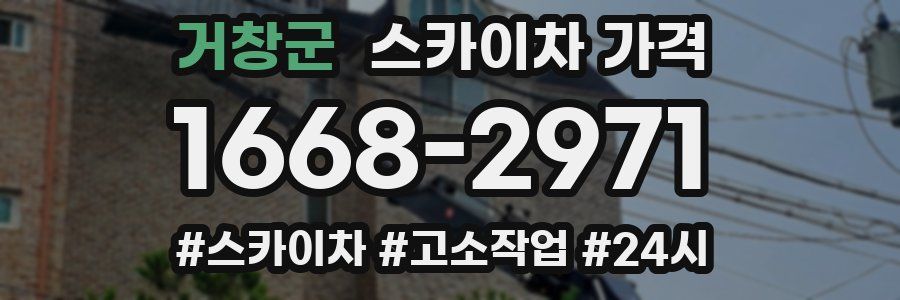 거창군 스카이차 가격