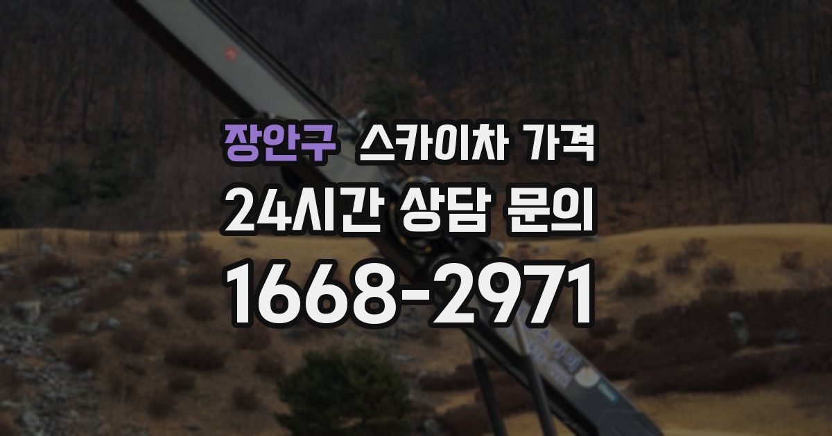 장안구 스카이차 가격