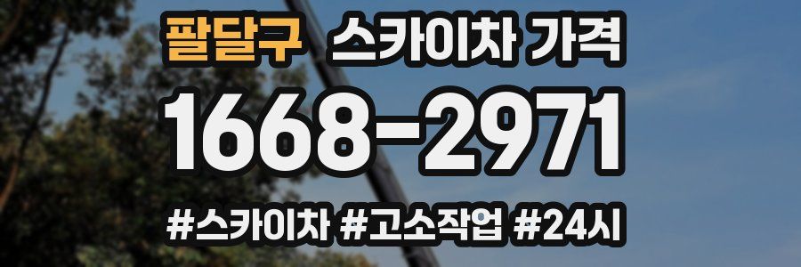 팔달구 스카이차 가격