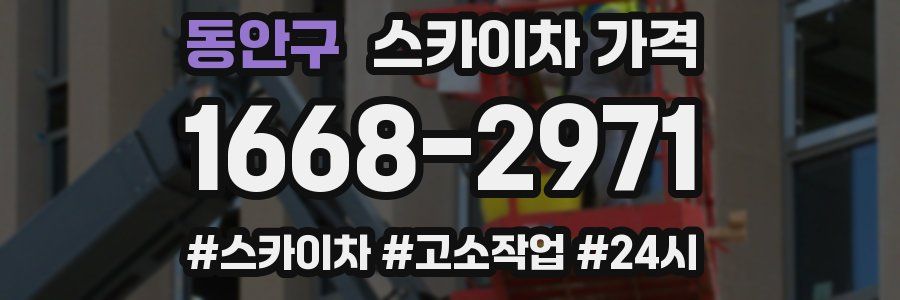 동안구 스카이차 가격