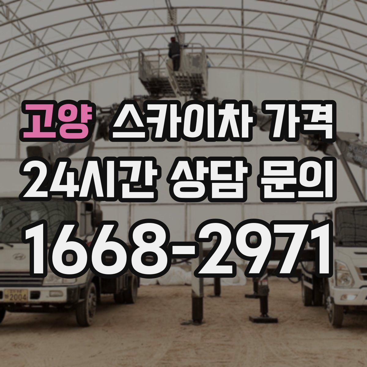 고양 스카이차 가격