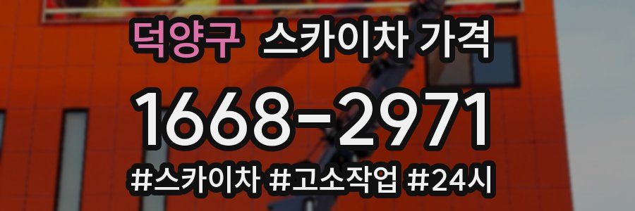 덕양구 스카이차 가격