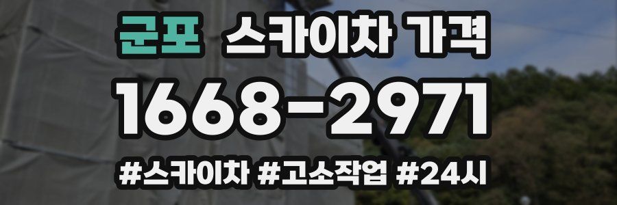군포 스카이차 가격