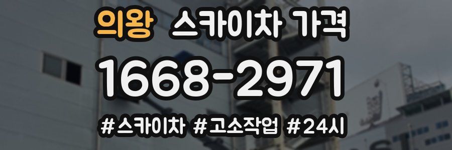 의왕 스카이차 가격