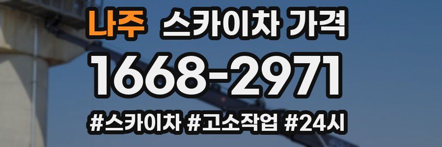 나주 스카이차 가격