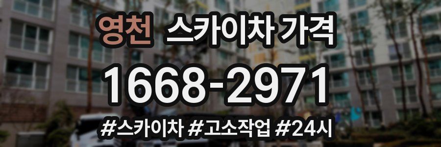 영천 스카이차 가격