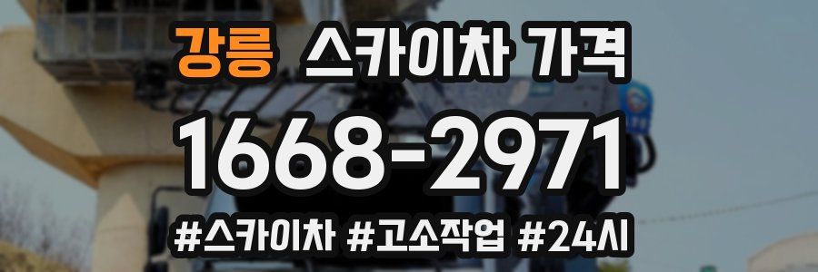 강릉 스카이차 가격