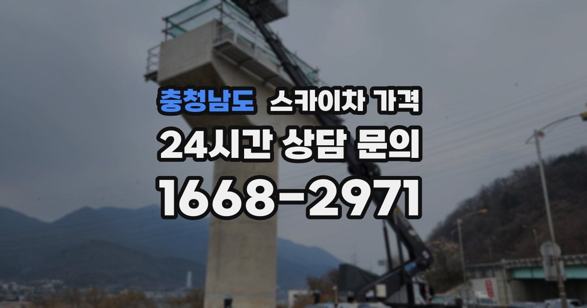 충청남도 스카이차 가격