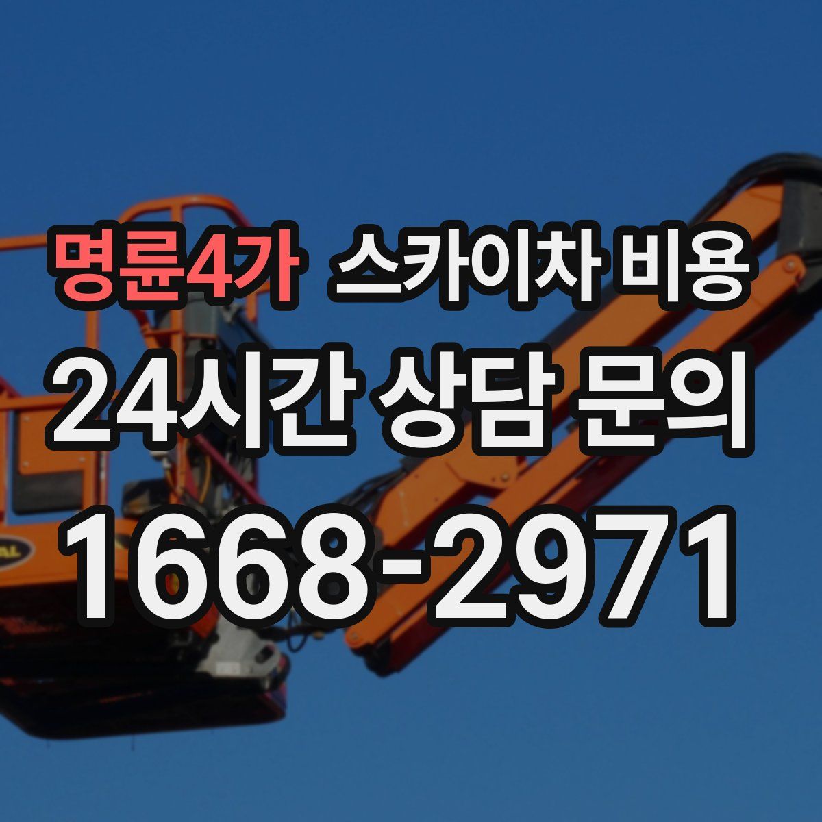 명륜4가 스카이차 비용