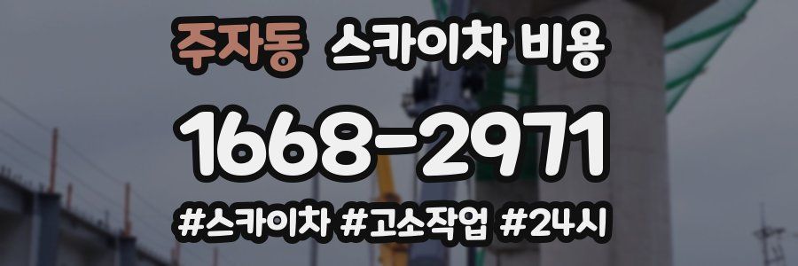 주자동 스카이차 비용