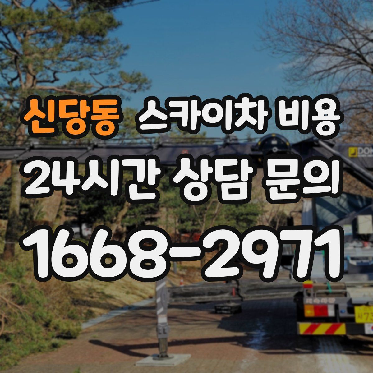 신당동 스카이차 비용