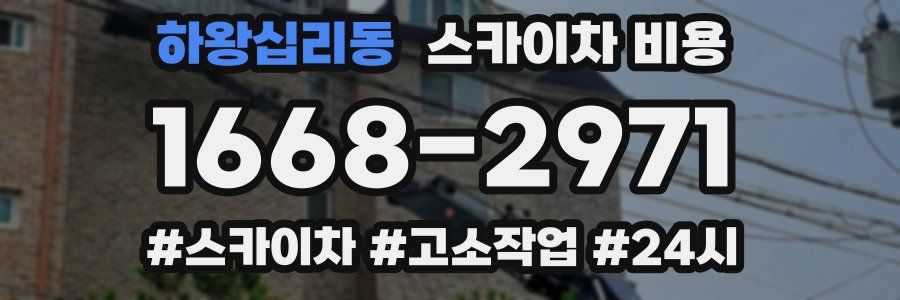 하왕십리동 스카이차 비용