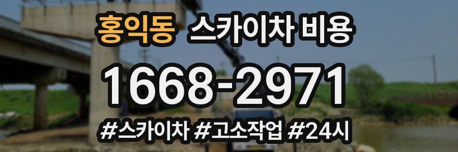 홍익동 스카이차 비용