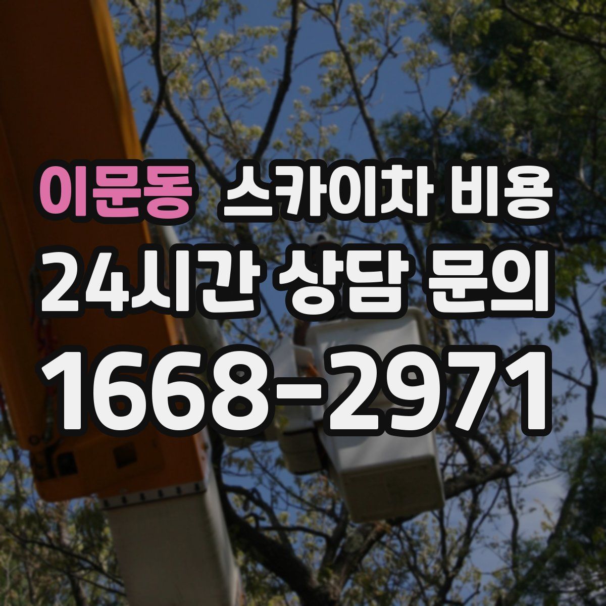 이문동 스카이차 비용