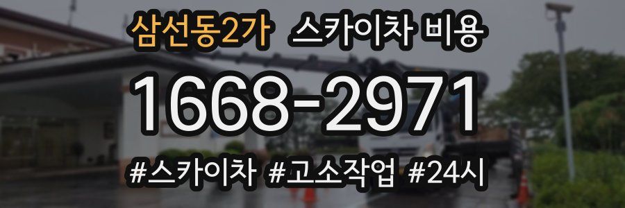 삼선동2가 스카이차 비용