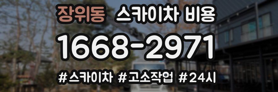 장위동 스카이차 비용