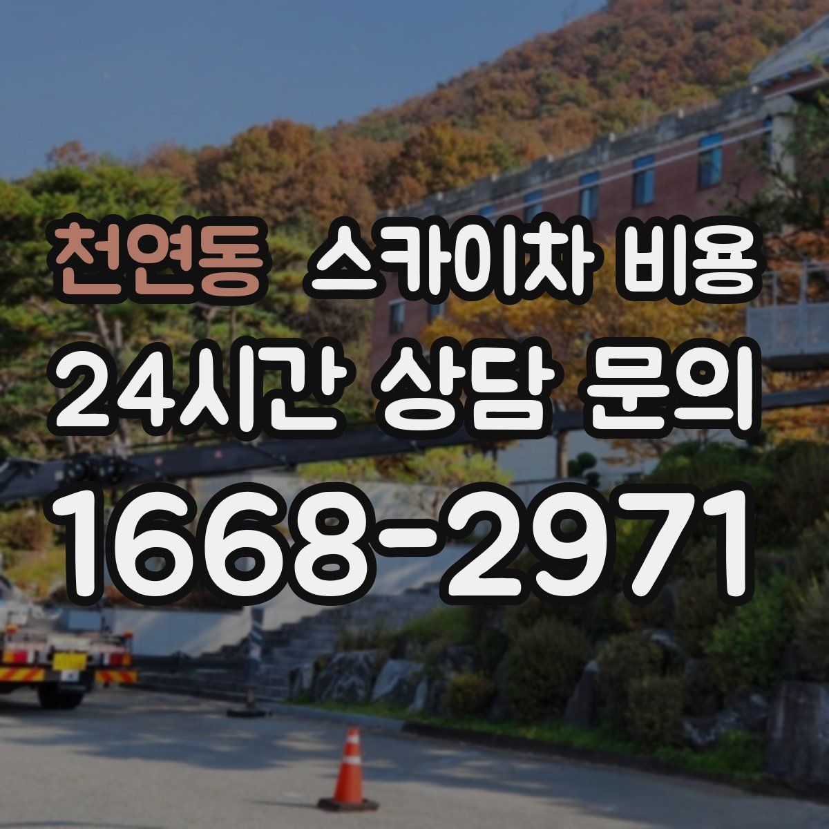 천연동 스카이차 비용