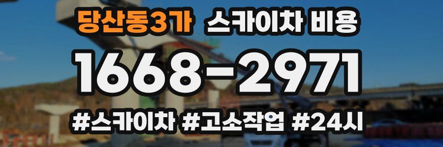 당산동3가 스카이차 비용