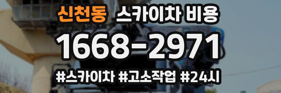 신천동 스카이차 비용