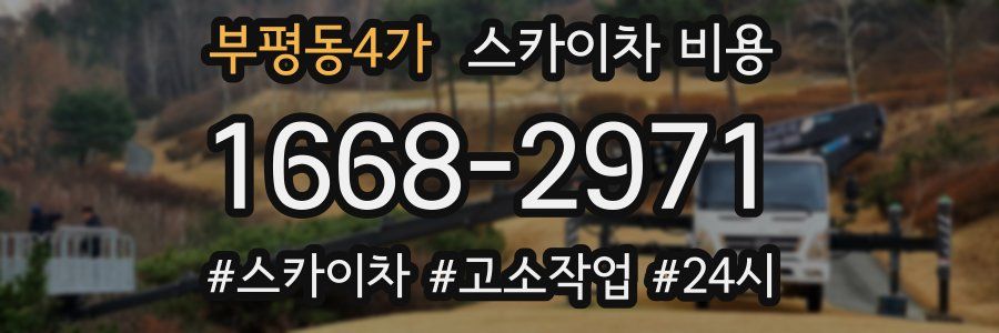 부평동4가 스카이차 비용