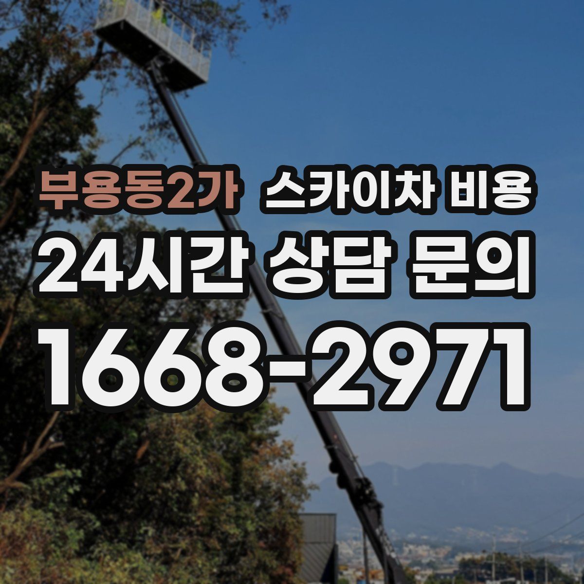 부용동2가 스카이차 비용