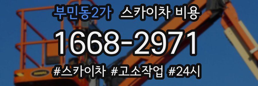 부민동2가 스카이차 비용