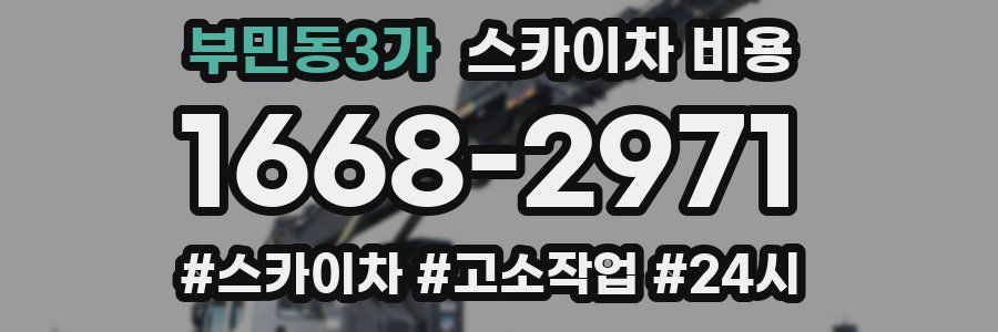 부민동3가 스카이차 비용