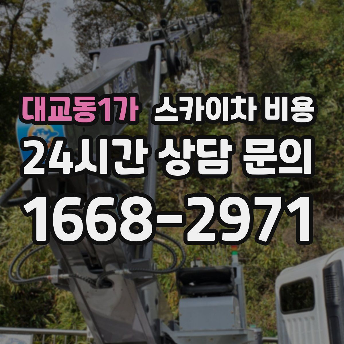 대교동1가 스카이차 비용